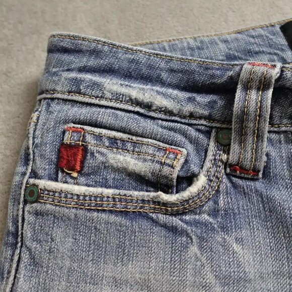 Miss Me Zako USA Co-Branded Jeans Women's 30 Embellished & Embroidered RARE! - Picture 8 of 16